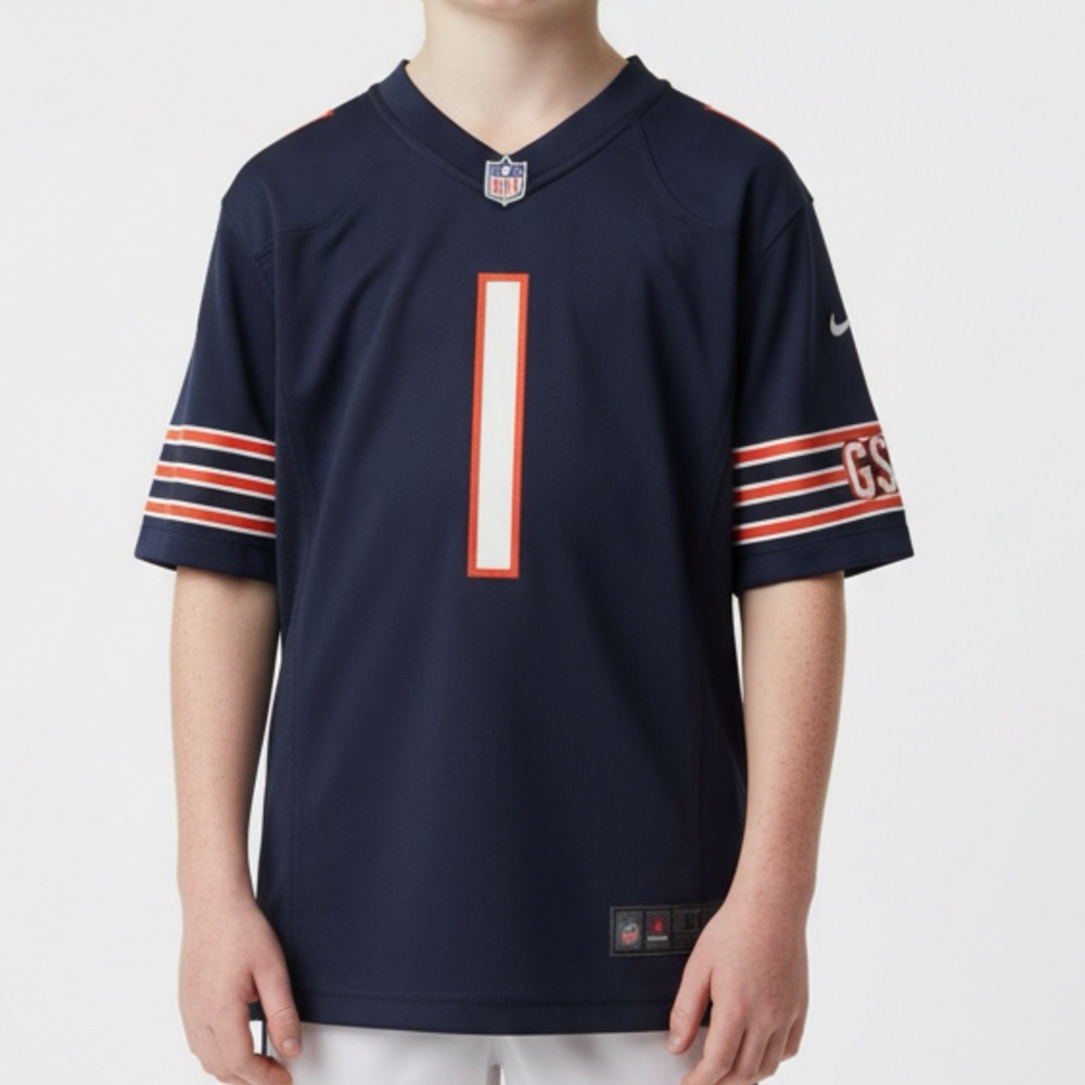 NFL On Field - Chicago Bears - Justin Fields #1 Jersey - Youth XL